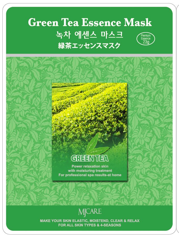 MJCare Green Tea Essence Mask - RM8 per pcs